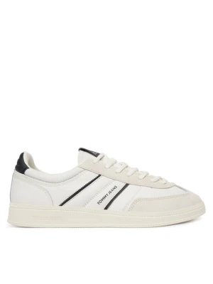 Sneakersy Tommy Jeans The Greenwich Edge Mix EM0EM01672 Écru Kremowy