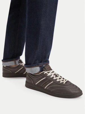 Sneakersy Tommy Jeans The Greenwich Edge Stitching EM0EM01708 Brązowy