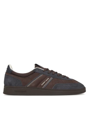 Sneakersy Tommy Jeans The Greenwich Edge Suede EM0EM01662 Brązowy