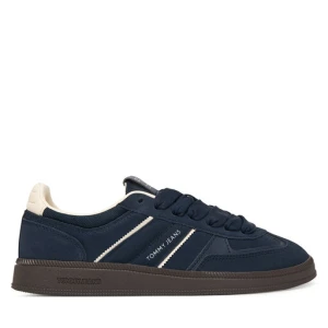 Sneakersy Tommy Jeans The Greenwich Edge Suede EN0EN02924 Granatowy