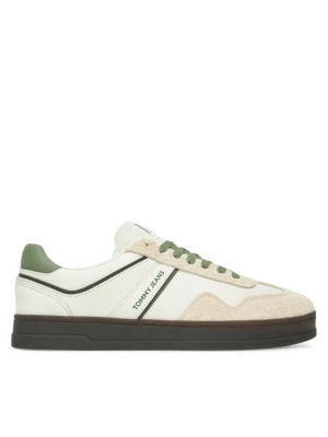 Sneakersy Tommy Jeans The Greenwich Leather EM0EM01587 Biały