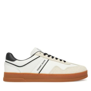 Sneakersy Tommy Jeans The Greenwich Leather EM0EM01587 Écru