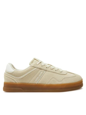 Sneakersy Tommy Jeans The Greenwich Suede EN0EN02696 Écru Kremowy