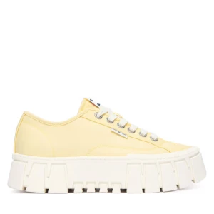 Sneakersy Tommy Jeans Tj Platform Sneaker EN0EN03098 Żółty jasny