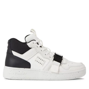 Sneakersy Tommy Jeans Tjm Basket Leather Buckle Mid EM0EM01288 Biały