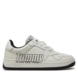 Sneakersy Tommy Jeans Tjm Basket Logo EM0EM01257 Biały