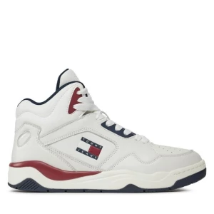Sneakersy Tommy Jeans Tjm Basket Mid Top EM0EM01318 Biały