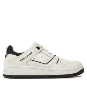 Sneakersy Tommy Jeans Tjm Basket Retro Cupsole Wl EM0EM01464 Biały