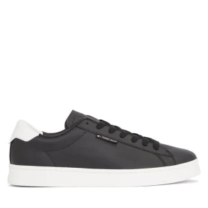 Sneakersy Tommy Jeans Tjm Leather Low Cupsole EM0EM01374 Czarny