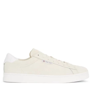 Sneakersy Tommy Jeans Tjm Leather Low Cupsole Suede EM0EM01375 Beżowy