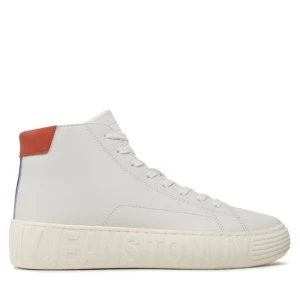 Sneakersy Tommy Jeans Tjm Outsole Mid Cut EM0EM01218 Biały