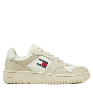 Sneakersy Tommy Jeans Tjm Retro Basket Ess EM0EM01395 Écru