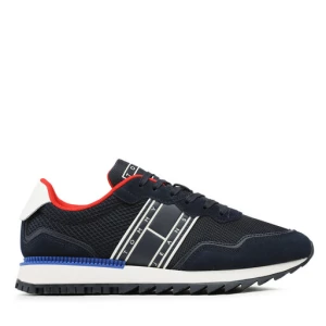 Sneakersy Tommy Jeans Tjm Retro Runner EM0EM01223 Granatowy