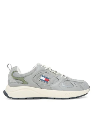 Sneakersy Tommy Jeans Tjm Runner EM0EM01581 Szary