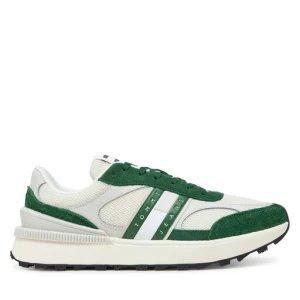 Sneakersy Tommy Jeans Tjm Technical Runner Ess EM0EM01537 Zielony