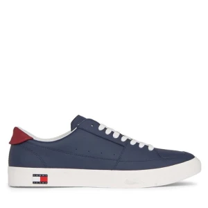 Sneakersy Tommy Jeans Tjm Vulcanized Leather EM0EM01341 Niebieski