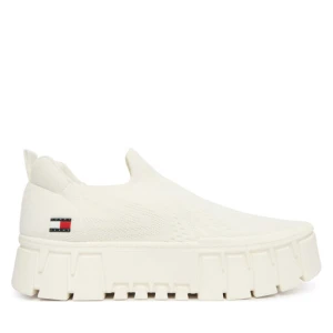 Sneakersy Tommy Jeans Tjw Chunky Knit Sneaker EN0EN03014 Biały