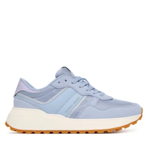 Sneakersy Tommy Jeans Tjw Cleated Runner EN0EN02788 Niebieski