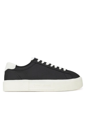 Sneakersy Tommy Jeans Tjw Flatform Canvas Sneaker EN0EN02792 Czarny