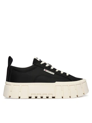 Sneakersy Tommy Jeans Tjw Flatform Chunky Sneaker EN0EN03036 Czarny