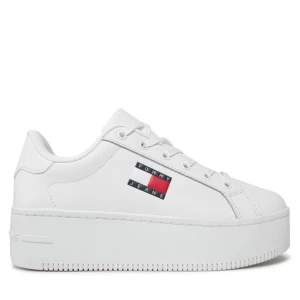Sneakersy Tommy Jeans Tjw Flatform Ess EN0EN02518 Biały