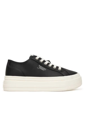 Sneakersy Tommy Jeans Tjw Flatform Sneaker Ltr EN0EN02964 Czarny