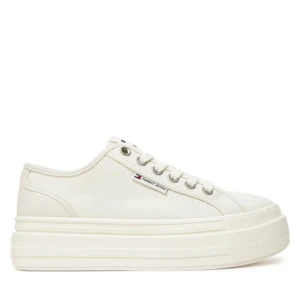 Sneakersy Tommy Jeans Tjw Foxing Flatform Lc EN0EN02736 Biały