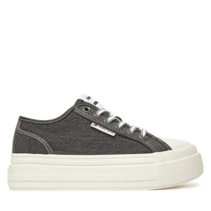 Sneakersy Tommy Jeans Tjw Foxing Flatform Lc EN0EN02736 Czarny