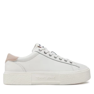 Sneakersy Tommy Jeans Tjw Foxing Flatform Sneaker EN0EN02567 Écru