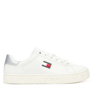 Sneakersy Tommy Jeans Tjw Logo Outsole Sneaker Ess EN0EN02703 Écru