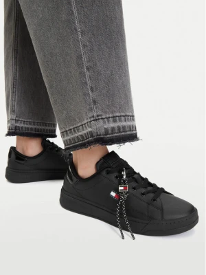 Sneakersy Tommy Jeans Tjw Logo Sneaker EN0EN03129 Czarny