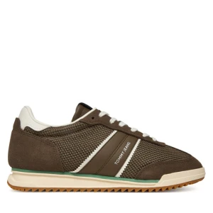 Sneakersy Tommy Jeans Tjw Low Profile Runner EN0EN02862 Brązowy