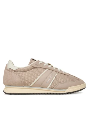 Sneakersy Tommy Jeans Tjw Low Profile Runner EN0EN02862 Écru Kremowy