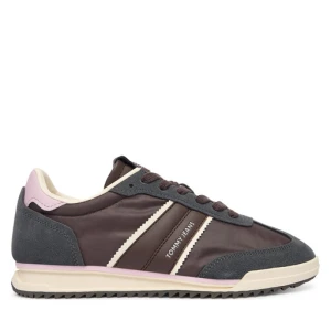 Sneakersy Tommy Jeans Tjw Low Profile Runner EN0EN02927 Brązowy