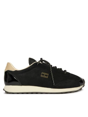 Sneakersy Tommy Jeans Tjw Retro Archive Runner Suede EN0EN03125 Czarny