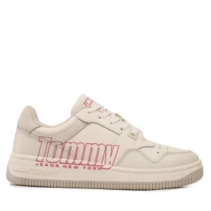 Sneakersy Tommy Jeans Tjw Retro Basket Branding Lc EN0EN02264 Biały