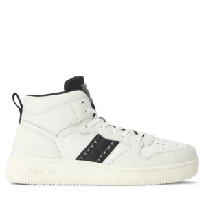 Sneakersy Tommy Jeans Tjw Retro Basket Mc Wl EN0EN02398 Biały