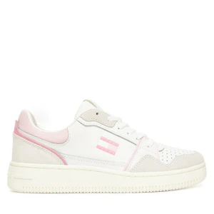 Sneakersy Tommy Jeans Tjw Retro Basket Sneaker EN0EN02818 Écru