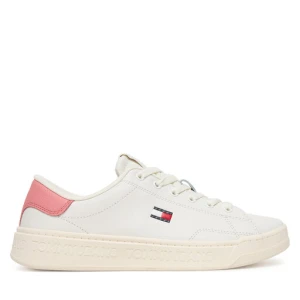 Sneakersy Tommy Jeans Tjw Script Cupsole EN0EN02960 Biały
