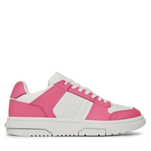 Sneakersy Tommy Jeans Tjw Skate Sneaker Mat Mix EN0EN02501 Pink Alert THW