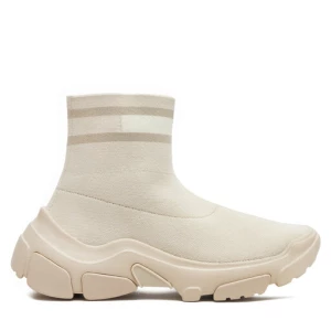 Sneakersy Tommy Jeans Tjw Sock Boot EN0EN02446 Beżowy