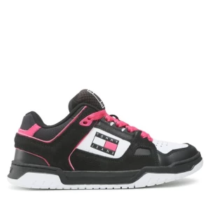 Sneakersy Tommy Jeans Wmn Skate Low EN0EN02053 Black 0GJ