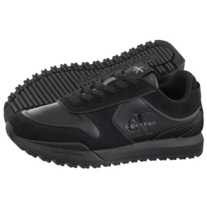 Sneakersy Toothy Runner Irregular Lines Triple Black YM0YM01461 0GJ (CK757-a) Calvin Klein
