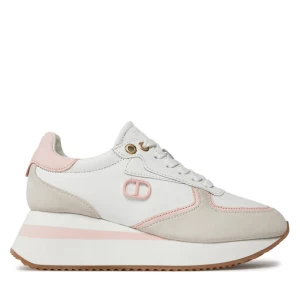 Sneakersy TWINSET 241TCP080 Bianco Ottico/Cupcake Pink 11338