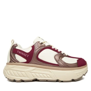 Sneakersy TWINSET 252TCP01C Bordowy