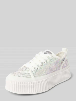 Sneakersy typu chunky z obszyciem kamieniami stras model ‘MADISON GLAM’ Buffalo