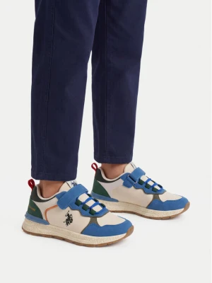 Sneakersy U.S. Polo Assn. EO-ALEX001K/6TY1 Écru Kremowy