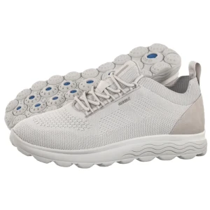Sneakersy U Spherica A - Knitted Text Lt Grey/Grey U15BYA 0005Z C1292 (GE249-a) Geox