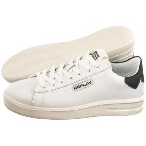 Sneakersy Universty M Prime 2 GMZ4O.000.C0011L RZ4O0011L 0062 White/Black (RP23-a) Replay