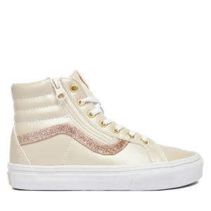 Sneakersy Vans SK8-Hi Reissue Side Zip VN000CYPDJR1 Kremowy